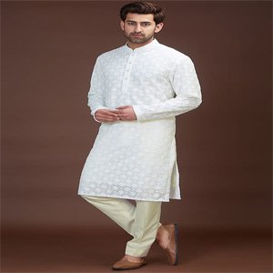 Meditation kurta White