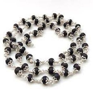 Original karungali malai 8mm 54 silver